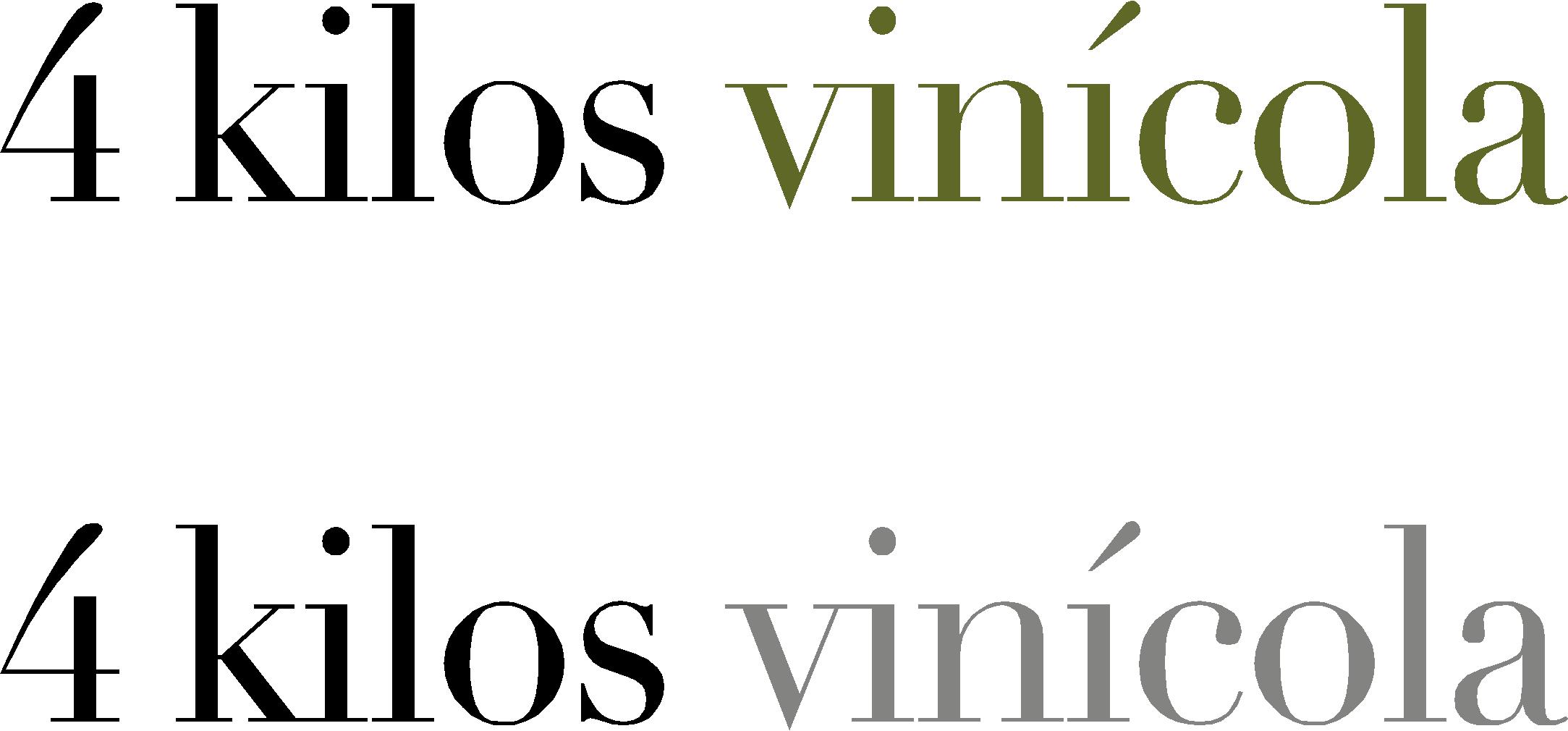 logo 4 kilos vinicola