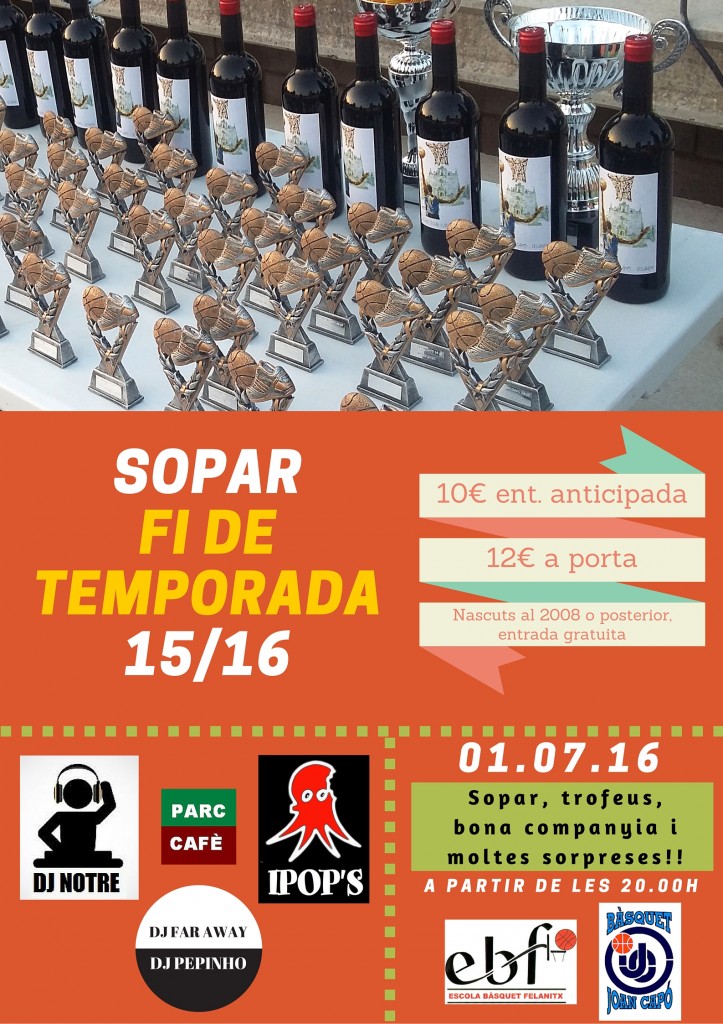 Sopar 1 de Juliol 2016